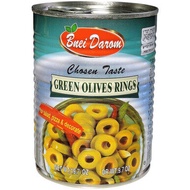 Sliced Green Olives Bnei Darom 560 gr -  มะกอกเขียวสไลซ์ บีไนดารม 560 ก