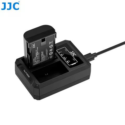 JJC Battery Charger For canon LP-E6 LP-E6N For Canon EOS R6 Mark II R7 R5C R5 R6 R 5D Mark IV 5D Mar