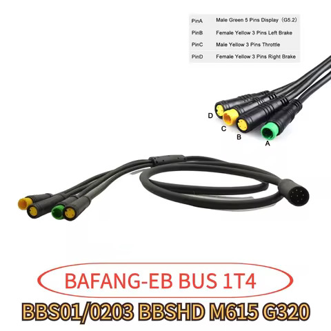 Bafang MID Motor BBS G340 EB BUS1T4 cable cable display cable throttle cable electric bicycle waterp