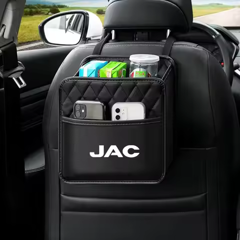 Car Rear Seat Back Storage Bag For JAC Refine J3 J4 J7 JS2 JS3 JS4 KR1 S2 S3 S4 S5 S7 Vapour T8 car 