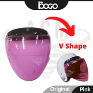 BOGO Visor 3 Button BG05 BG25 BO GO Bikko helmet SGV MS88 MAGNUM ARC Swan Clear Tinted Dark Grey Smo