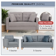 Alora Furniture - SLAVIA Sofa / 1 Seater Sofa / 2 Seater Sofa / 3 Seater Sofa /Fabric Cushion /布制沙发