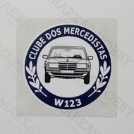 Mercedes Sticker benz W 123 Inside Sticker