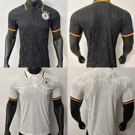 Player Issue POLO DFB-Team Black Jersey 26-27 White Football Shirt S-XXL
