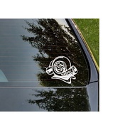 Stiker Turbo Snail Siput Ngebut Laptop Helm HP Motor Mobil Cutting