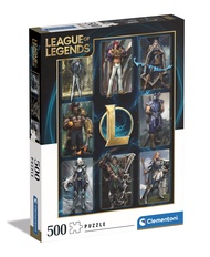 Clementoni 35122 500pcs League of Legends 500 Pieces, Made in Italy, Jigsaw Puzzle for Adults, Multi