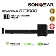 SonicGear SonicBar BT3500 Soundbar and Subwoofer | Optical Line-In | Coaxial Line-In | Bluetooth 5.0 | FM Radio (3500 BT3500)