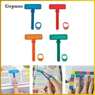 [Gepnoo] Fingerfocus Reading Guided Strip Highlighter Dyslexia Tool Reading Tracking Reading Sentenc