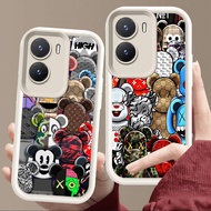 Case for VIVO IQOO Z9 Y15a Y35 Z10 13 Y01 T4 Y55 Y75 Z9X Y22s Y15s Y22 Y56 Y16 5G Soft White E107 SU