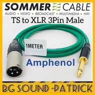 Sommer Stage 22 Cable amphenol jacks | amphenol AC3M AC3F ACPM 6.3MM 1/4inch Jack