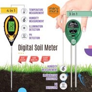 Marumura Digital Tanah pH Meter Analyzer Tester Soil Alat Ukur