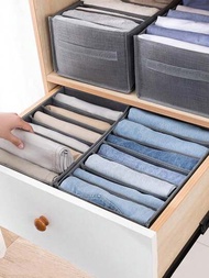 1入組-衣物收納盒，抽屜式衣物布料分類箱，收納盒，可折疊家用收納盒