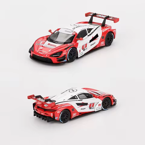 MINIGT Diecast 1:64 Scale 720S GT3 Evo 2024 IMSA 993# Alloy Simulation Car Model Collection Ornament