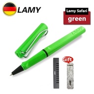 LAMY Safari Rollerball Pen ของแท้100% （สีเขียว）ปากกาโรลเลอร์บอล ลามี่  ไส้ปากกาโรลเลอร์บอล LAMY M63 