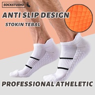 SOCKSTUDIO Unisex Running Socks men Stokin anti slip sock stoking Sport socks stokin tebal Compressi
