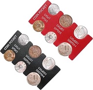 Generic 2 Pcs Japanese Yen Coin Holder Hard Case Organizer and Storage for Coins Rectangle JPY Coin