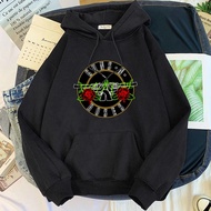 Guns N Roses Letter Print Hoodies Music Band Heavy Mental Kpop Sweatshirts for Winter/Spring Mens Lo