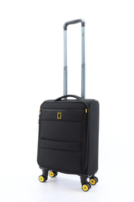 NATIONAL GEOGRAPHIC N154HA Passage Softcase Luggage 20 24 28 - Black กระเป๋าเดินทางแบบผ้า มี 3 ไซส์ให้เลือก สีดำ