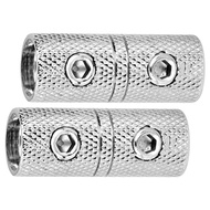 2Pcs Audio Power Cord Line Cable Harness Extension Terminal 4GA 4 Gauge Input Output Wire Adapter Co