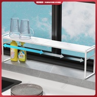 Kitchen windowsill telescopic shelf desktop very narrow extension organizer countertop extension pla