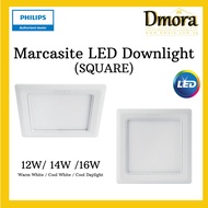 [ 8pcs Bundle ] Philips MARCASITE LED 14W Downlight Square 59528