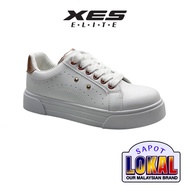 XES Elite Ladies ELCVS400 Minimalist Sneakers ( White /  Beige )