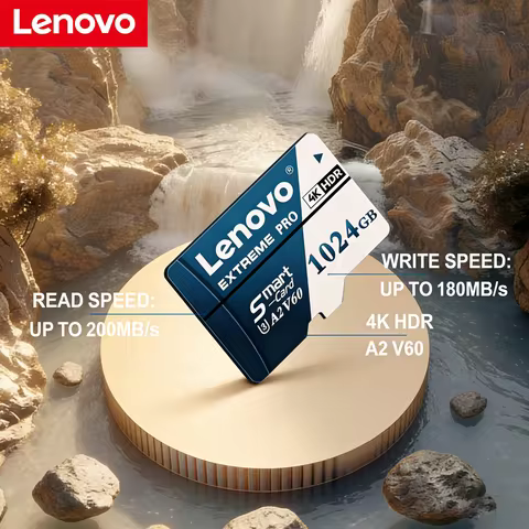 Lenovo 1024GB Micro TF SD 512GB 256GB Memory Card UP TO 100MB/s C10 U3 64GB 128GB Card 4K HD For USB