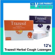 Trazesil Herbal Cough Lozenges (Orange / Blackcurrant) 12's