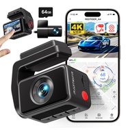 REDTIGER A4 4K Dash Cam 2160P UHD 2.2 Touch Screen,5.8GHz WiFi & G-Sensor Voice Control