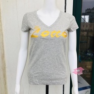LOTTO LOTTO Women logo Series Pure Cotton Basic Short-Sleeved T-Shirt Sports Casual T-Shirt ETSF09