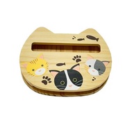 AR 萌貓系列 木質手機架擴音盒 客製化禮物 手機擴音座 手機支架