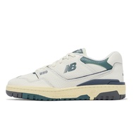 New Balance NB Casual Shoes 550 Men's Women's White Retro Green Cream Sole Sneakers [ACS] BB550PTB-D