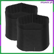 2 Pcs Foot Stool Covers Extension Ladder Feet Rubber Pads 4.50X4.50X2.70CM Black  zhiymais