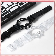 PU Strap and Bezel for Casio G-SHOCK GA-400 GBA-400 GBA401 GA400-1 Watchband Straps Bracelet Belt Case 0413