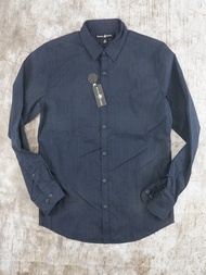 BHPC Regular Fit Long Sleeve Men Shirt with Geometric Pattern - Size S-M