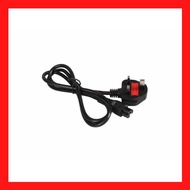 Malaysia Power Cord (UK) 1.8m Fused C5 cable for Laptop Notebook Monitor TV Ubiquiti 1.8 Meters 3 PI