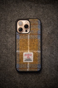 Harris tweed適用蘋果iphone12/13/14/15/16pro格紋硅膠手機殼