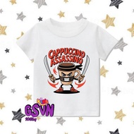 KIDS TSHIRT TEE ANOMALI CAPPUCINO ASSASSINO CAPPUCCINO ASSASINO LATEST AGE 3 4 5 6 7 8 9 10 11 12 CA