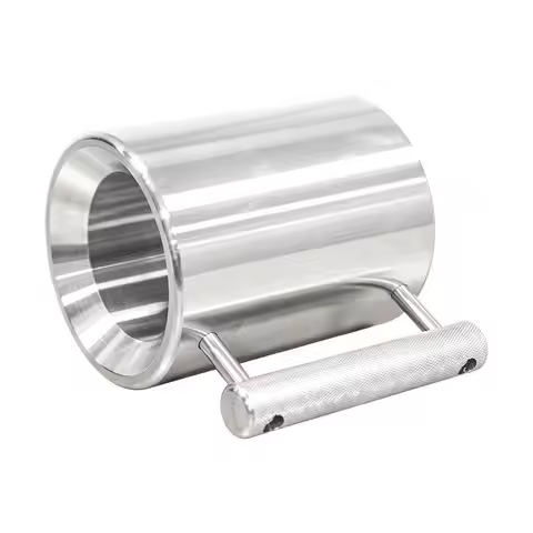 Stainless Steel Dumbbell‑Shaped Water Bottle 304 Stainless Steel Heavy‑Duty Sports Fitness Cup 6kg/8