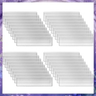 (Y W Z H)Holders Adhesive Shelf Tag 1.2 X 4.3 Inch Clear Shelf Tag Card Pockets Drawers for Supermar