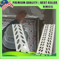 PVC Corner Bead / Inner Bead RM 0.70 /Pcs [Skim Coat/Plaster/Cement/Simen]
