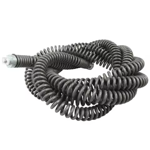 3 Meter Flexible Spring Steel Auger Sewer Drain Cleaner Snake Extension with Connector for Home Plum