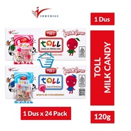 1 Box of Toll Milk Candy 120g x 24 Pack