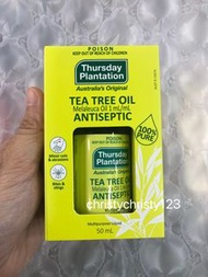 (大支 50ml) ~Thursday Plantation 星期四 農莊 100% 茶樹精油 (Thursday Plantation 100% Pure Tea Tree Oil) ~到期日: 2