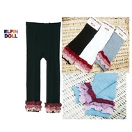 Mommy's Home D007 Colorful Piping 9-Point Socks 9-Point Pants 9-Point Pantyhose Leggings Knitted Ank