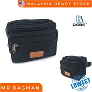 100% ORIGINAL DEBE WAIST BAG CANVAS BEG PINGGANG KAIN Pouch Bag Sling Bag