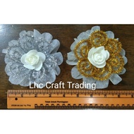 1pcs bunga rozet/ bunga rewang kendarat