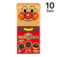 【10入組】不二家 面包超人 Nikoniko 饼干 34g