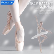 【FY】  1Pair Professional Girls Ladies Ballet Pointe Shoes Satin Ribbon Ballet Shoes Performance Shoe