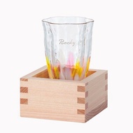 125cc【日本津輕】山櫻黃 手作清酒杯(含小木盒)